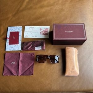 JACQUES MARIE MAGE YVES ARGYLE SUNGLASSES 82/350 RARE TORTOISE